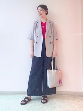 「MILOS（ミロス）のアイテム」を使った、aliceさん（レディース・166cm）の春コーディネート