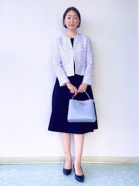 「UNTITLED（アンタイトル）のアイテム（ワンピース/ドレス）」を使った、aliceさん（レディース・166cm）の冬コーディネート