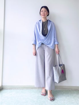 「MILOS（ミロス）のアイテム」を使った、aliceさん（レディース・166cm）の春コーディネート