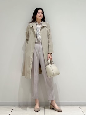 「HusHusH（ハッシュアッシュ）のアイテム（パンツ）」を使った、T.Kさん（レディース・171cm）の冬コーディネート