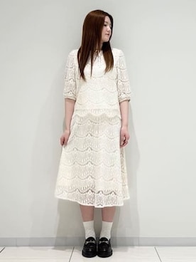 「Sunauna（スーナウーナ）のアイテム」を使った、T.Kさん（レディース・171cm）の春コーディネート