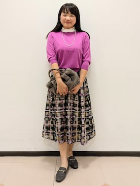 「UNTITLED（アンタイトル）のアイテム（アクセサリー）」を使った、ともさん（レディース・165cm）の秋コーディネート