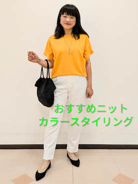 「UNTITLED（アンタイトル）のアイテム」を使った、ともさん（レディース・165cm）の夏コーディネート