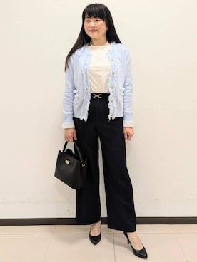 「esche（エッシュ）のアイテム」を使った、ともさん（レディース・165cm）の冬コーディネート