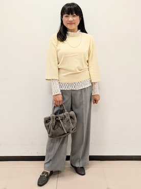 「UNTITLED（アンタイトル）のアイテム」を使った、ともさん（レディース・165cm）の秋コーディネート