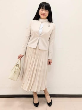 「esche（エッシュ）のアイテム」を使った、ともさん（レディース・165cm）の冬コーディネート