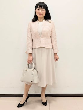 「UNTITLED（アンタイトル）のアイテム（ワンピース/ドレス）」を使った、ともさん（レディース・165cm）の冬コーディネート