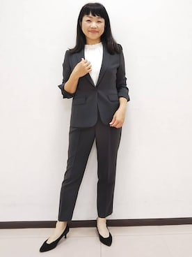 「レディーススーツ」｜ともさん（レディース・165cm）の秋コーディネート