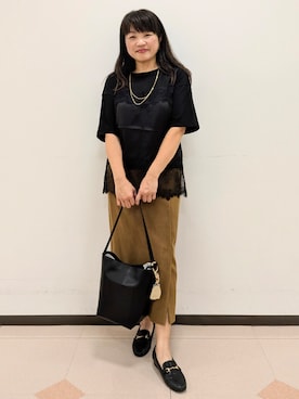 「UNTITLED（アンタイトル）のアイテム（アクセサリー）」を使った、ともさん（レディース・165cm）の秋コーディネート