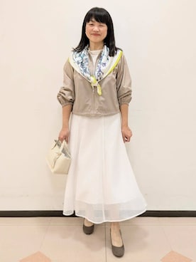 「UNTITLED（アンタイトル）のアイテム（バッグ）」を使った、ともさん（レディース・165cm）の春コーディネート