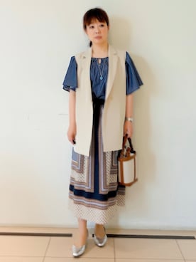 「Reflect（リフレクト）のアイテム」を使った、ひーさん（レディース・162cm）の夏コーディネート