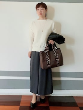 「Reflect（リフレクト）のアイテム」を使った、ひーさん（レディース・162cm）の秋コーディネート