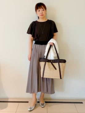 「Reflect（リフレクト）のアイテム（トップス）」を使った、ひーさん（レディース・162cm）の夏コーディネート