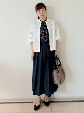 「Reflect（リフレクト）のアイテム（トップス）」を使った、ひーさん（レディース・162cm）の秋コーディネート