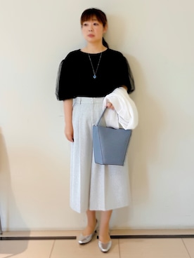 「Reflect（リフレクト）のアイテム（トップス）」を使った、ひーさん（レディース・162cm）の夏コーディネート