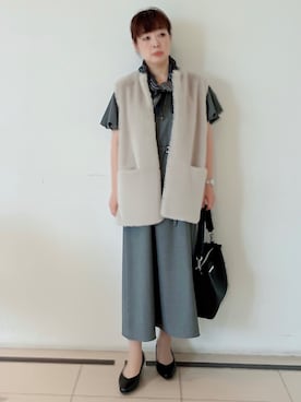 「Reflect（リフレクト）のアイテム（トップス）」を使った、ひーさん（レディース・162cm）の秋コーディネート