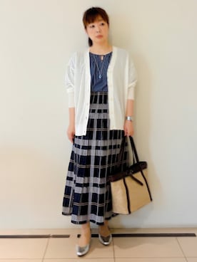 「Reflect（リフレクト）のアイテム（トップス）」を使った、ひーさん（レディース・162cm）の夏コーディネート