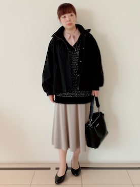 「Reflect（リフレクト）のアイテム（トップス）」を使った、ひーさん（レディース・162cm）の秋コーディネート