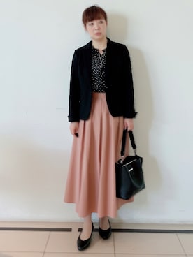「Reflect（リフレクト）のアイテム（トップス）」を使った、ひーさん（レディース・162cm）の秋コーディネート