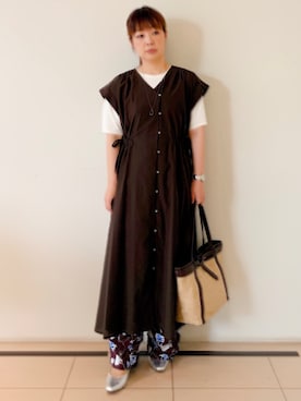 「Reflect（リフレクト）のアイテム（トップス）」を使った、ひーさん（レディース・162cm）の夏コーディネート