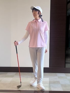 「アイテム（アームカバー）」を使った、サンタクさん（レディース・164cm）の夏コーディネート