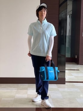 「アイテム（アームカバー）」を使った、サンタクさん（レディース・164cm）の夏コーディネート