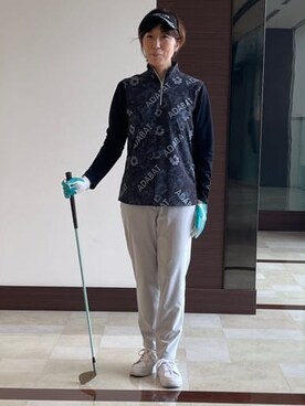 「アイテム（その他、ブルー系）」を使った、サンタクさん（レディース・164cm）の夏コーディネート