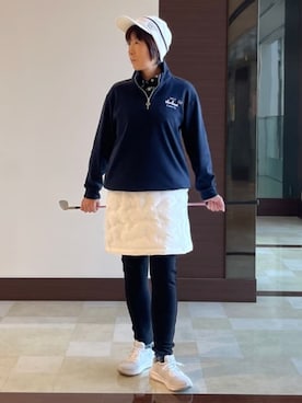 「アイテム（レギンス/スパッツ）」を使った、サンタクさん（レディース・164cm）の冬コーディネート