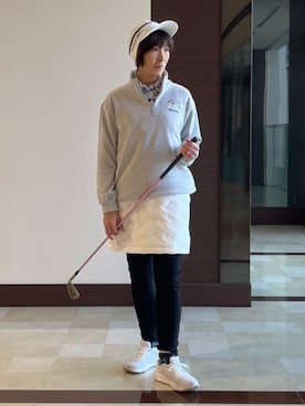 「アイテム（レギンス/スパッツ）」を使った、サンタクさん（レディース・164cm）の冬コーディネート