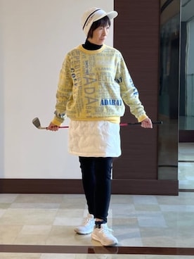 「アイテム（レギンス/スパッツ）」を使った、サンタクさん（レディース・164cm）の冬コーディネート