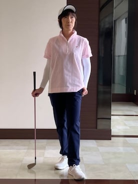 「アイテム（アームカバー）」を使った、サンタクさん（レディース・164cm）の夏コーディネート