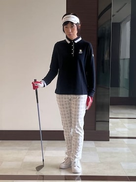 「アイテム（その他、レッド系）」を使った、サンタクさん（レディース・164cm）の秋コーディネート