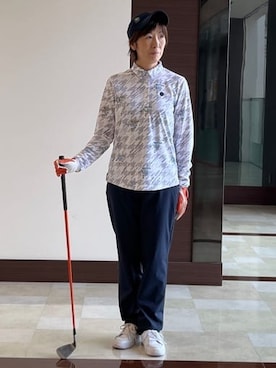 「アイテム（その他、オレンジ系）」を使った、サンタクさん（レディース・164cm）の夏コーディネート