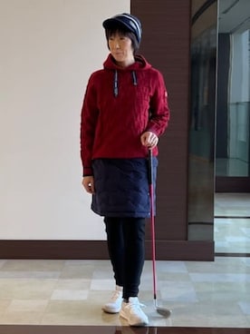 「アイテム（レギンス/スパッツ）」を使った、サンタクさん（レディース・164cm）の冬コーディネート