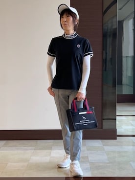 「アイテム（アームカバー）」を使った、サンタクさん（レディース・164cm）の春コーディネート