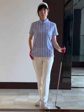「アイテム（その他、レッド系）」を使った、サンタクさん（レディース・164cm）の春コーディネート