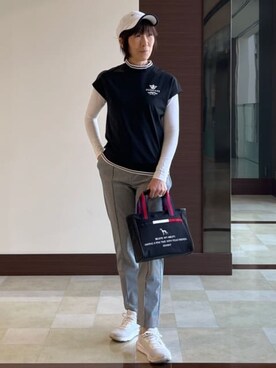 「アイテム（アームカバー）」を使った、サンタクさん（レディース・164cm）の春コーディネート