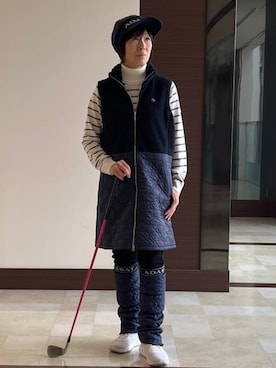 「アイテム（レギンス/スパッツ）」を使った、サンタクさん（レディース・164cm）の秋コーディネート