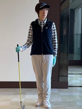「アイテム（その他、ブルー系）」を使った、サンタクさん（レディース・164cm）の夏コーディネート