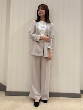 「SOUP（スープ）のアイテム」を使った、ちひさん（レディース・162cm）の春コーディネート