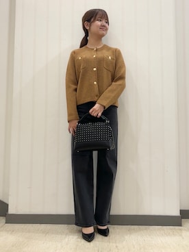「INDIVI（インディヴィ）のアイテム」を使った、ちひさん（レディース・162cm）の秋コーディネート