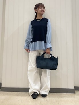 「INDIVI（インディヴィ）のアイテム」を使った、ちひさん（レディース・162cm）の秋コーディネート