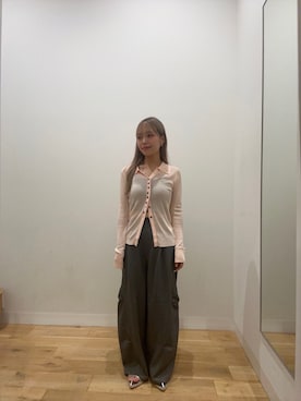 「SENSE OF PLACE by URBAN RESEARCH（センスオブプレイスバイアーバンリサーチ）のアイテム（サンダル）」を使った、MIRIさん（レディース・159cm）の夏コーディネート
