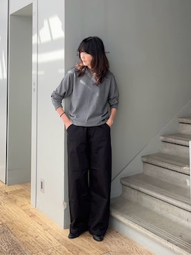 「アイテム（スカート）」を使った、jinnoさん（メンズ・165cm）の冬コーディネート