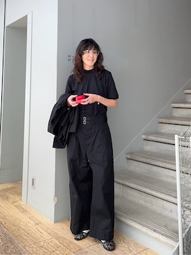 「アイテム（コインケース、レッド系）」を使った、jinnoさん（メンズ・165cm）の夏コーディネート