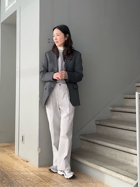 「TAKEO KIKUCHI（タケオキクチ）のアイテム」を使った、jinnoさん（メンズ・165cm）の冬コーディネート