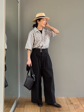 「TAKEO KIKUCHI（タケオキクチ）のアイテム」を使った、jinnoさん（メンズ・165cm）の夏コーディネート