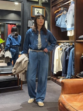 「TAKEO KIKUCHI（タケオキクチ）のアイテム」を使った、jinnoさん（メンズ・165cm）の冬コーディネート