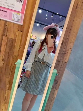 「Honeys（ハニーズ）のアイテム」を使った、カナさん（レディース・147cm）の春コーディネート