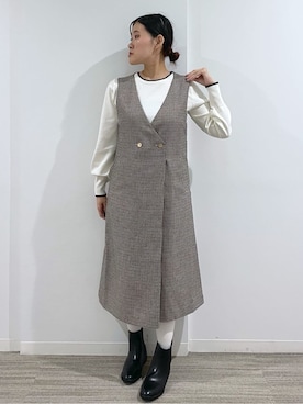 「index（インデックス）のアイテム」を使った、mekiihv41225さん（レディース・157cm）の秋コーディネート